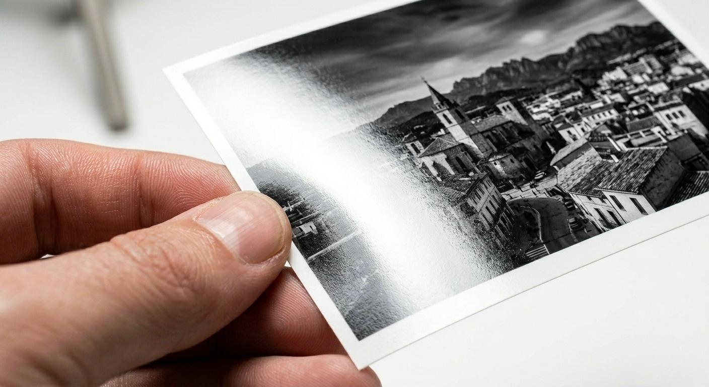 Papel fotográfico brillante
